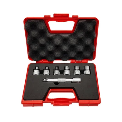 IZELTAS 1/2 Torx Uçlu Lokma Takımı 7 Parça