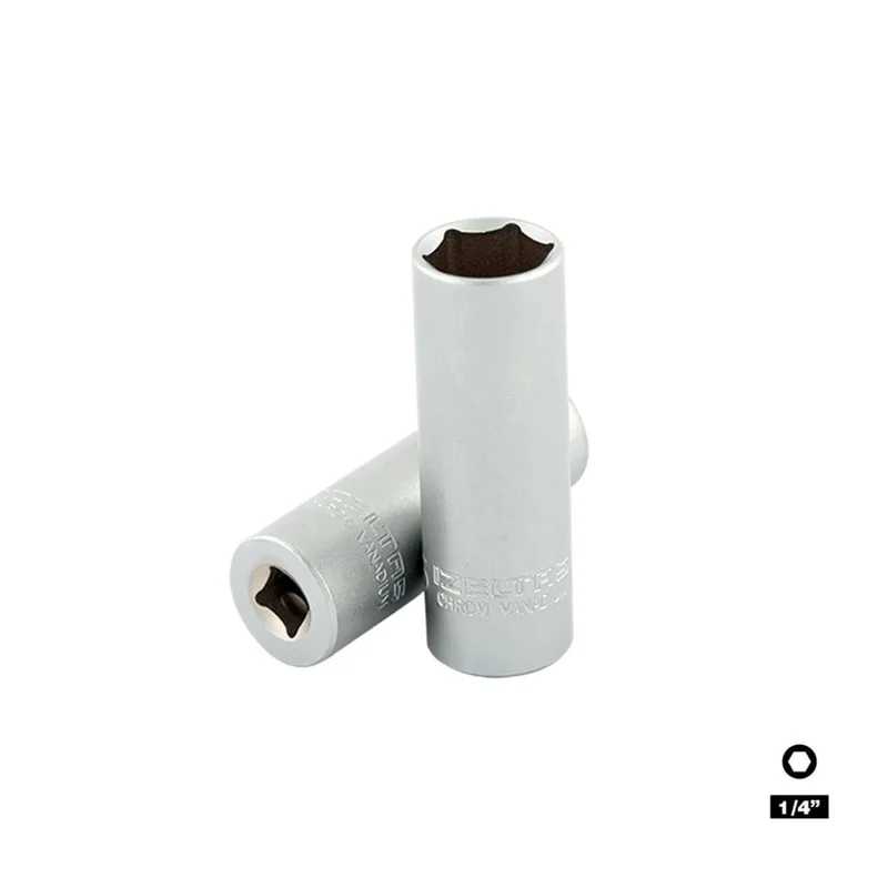 IZELTAS 1/4 Altı Köşe Derin Lokma 6 mm