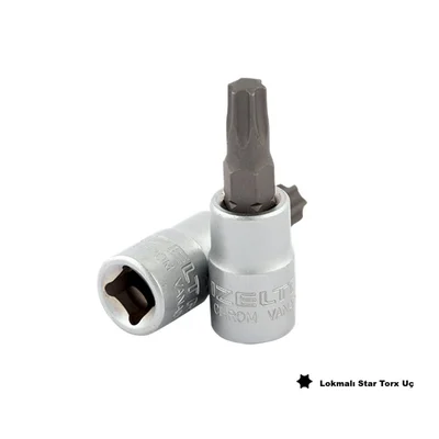 IZELTAS 1/4 T10 Lokmalı Star Torx Uç