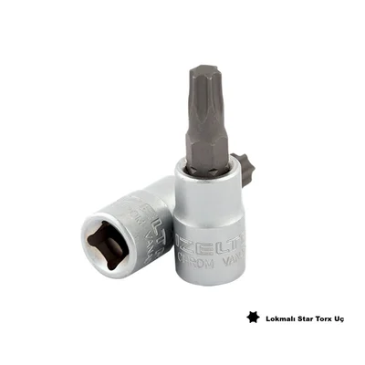 IZELTAS 1/4 T30 Lokmalı Star Torx Uç