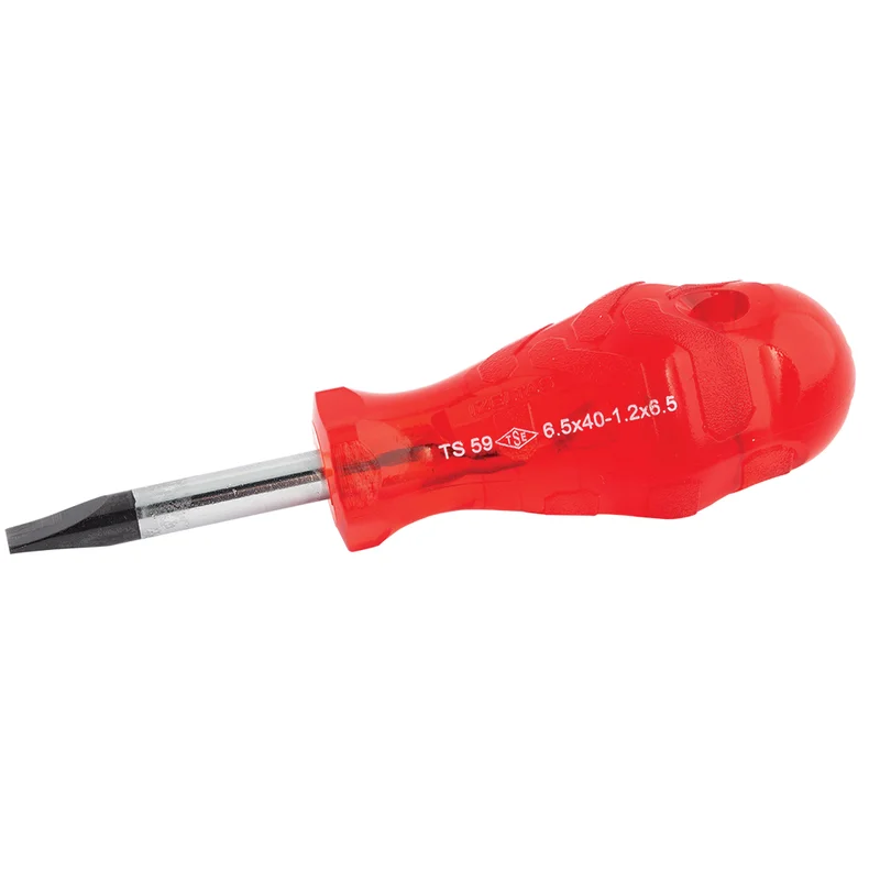 IZELTAS Düz Uçlu Topaç Tornavida Kraft Seri 6.5 x 25 mm