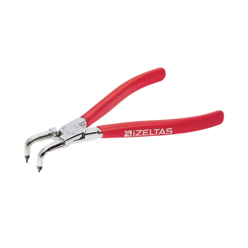 IZELTAS İç Segman Pensesi Yaysız Eğri 130 mm