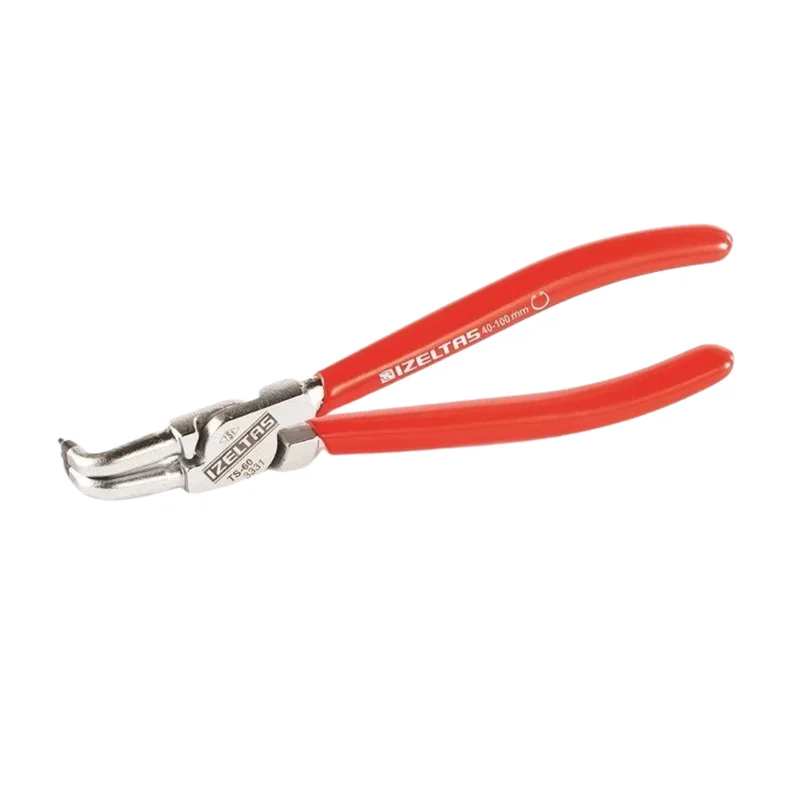 IZELTAS İç Segman Pensesi Yaysız Eğri 210 mm