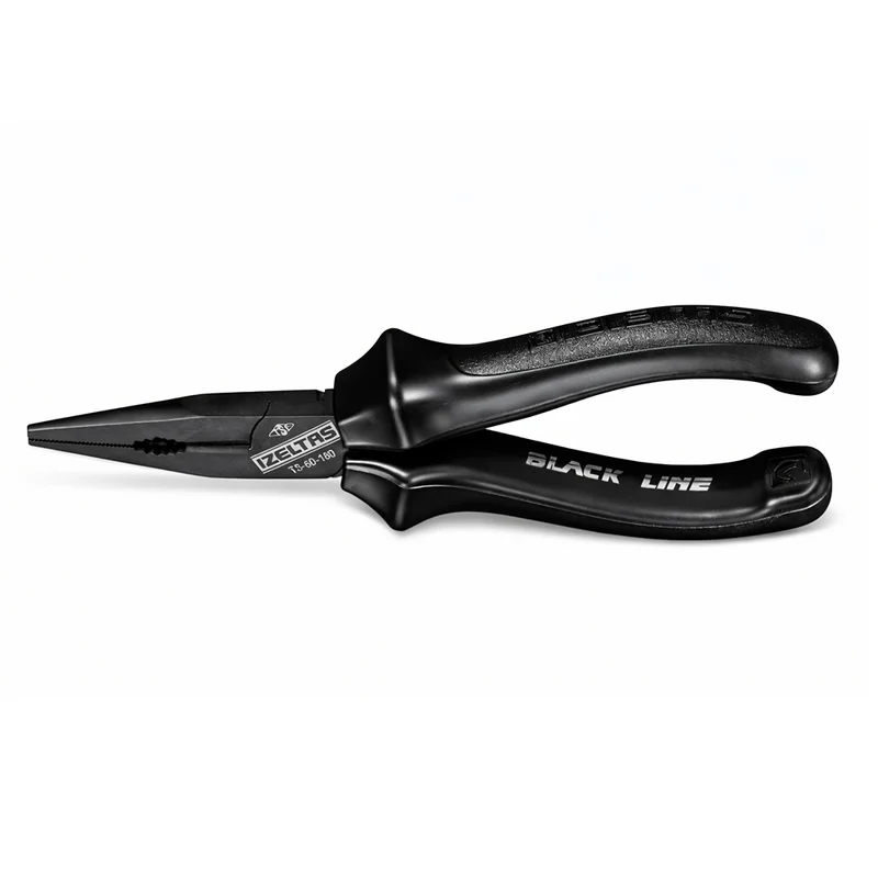IZELTAS Kargaburun Pense Düz Uçlu Black 180 mm