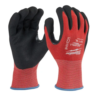MILWAUKEE 2. Derece Kesik Korumalı Nitril Eldiven XL Beden