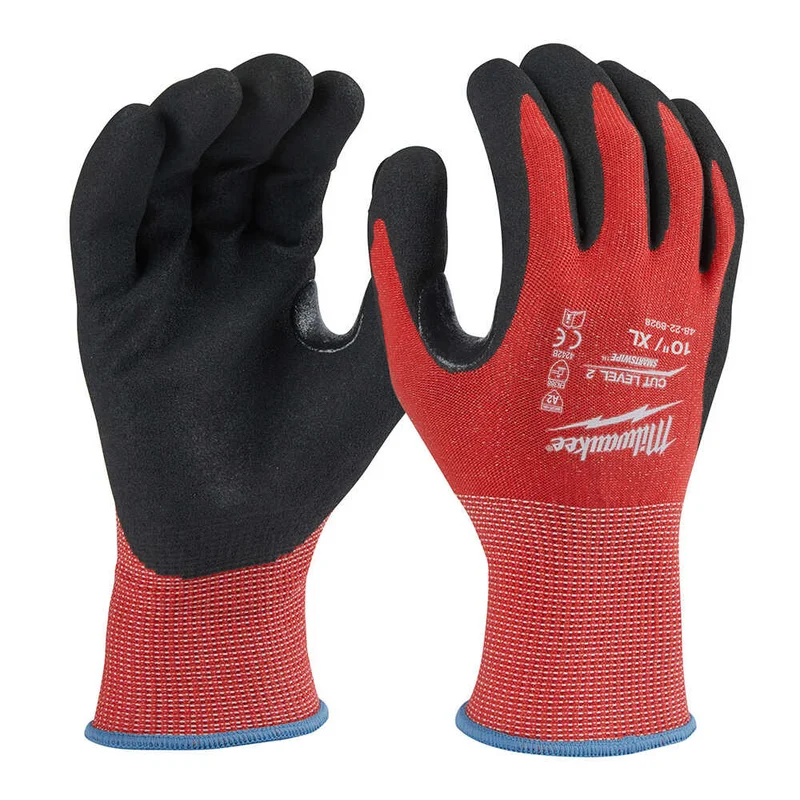 MILWAUKEE 2. Derece Kesik Korumalı Nitril Eldiven XL Beden
