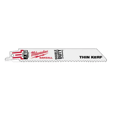 MILWAUKEE 6 x 18 Sawzall Bi-Metal Kılıç Testere Bıçağı 150 mm 5 Adet