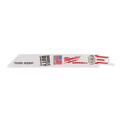 MILWAUKEE 6 x 24 Sawzall Bi-Metal Kılıç Testere Bıçağı 150 mm 5 Adet