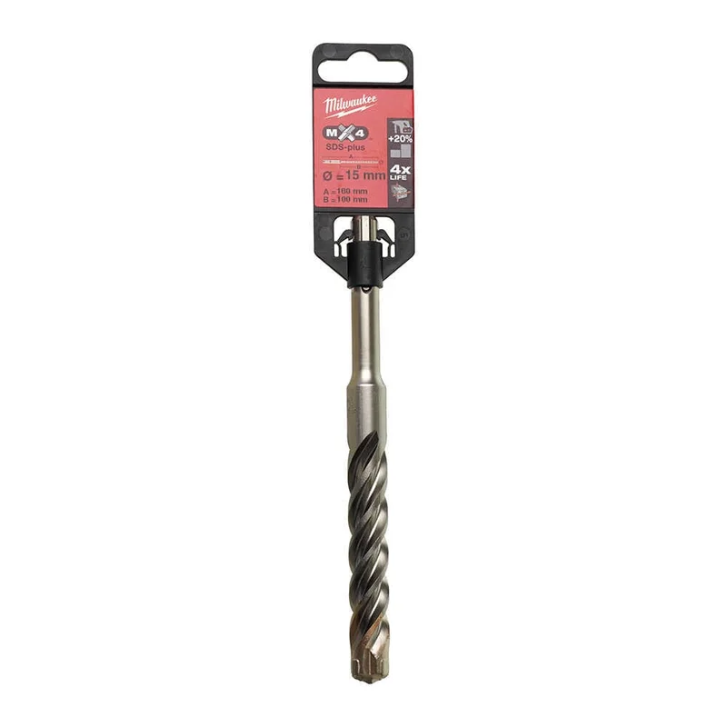 MILWAUKEE SDS-PLUS MX4 Elmaslı Matkap Ucu 15 x 160 mm
