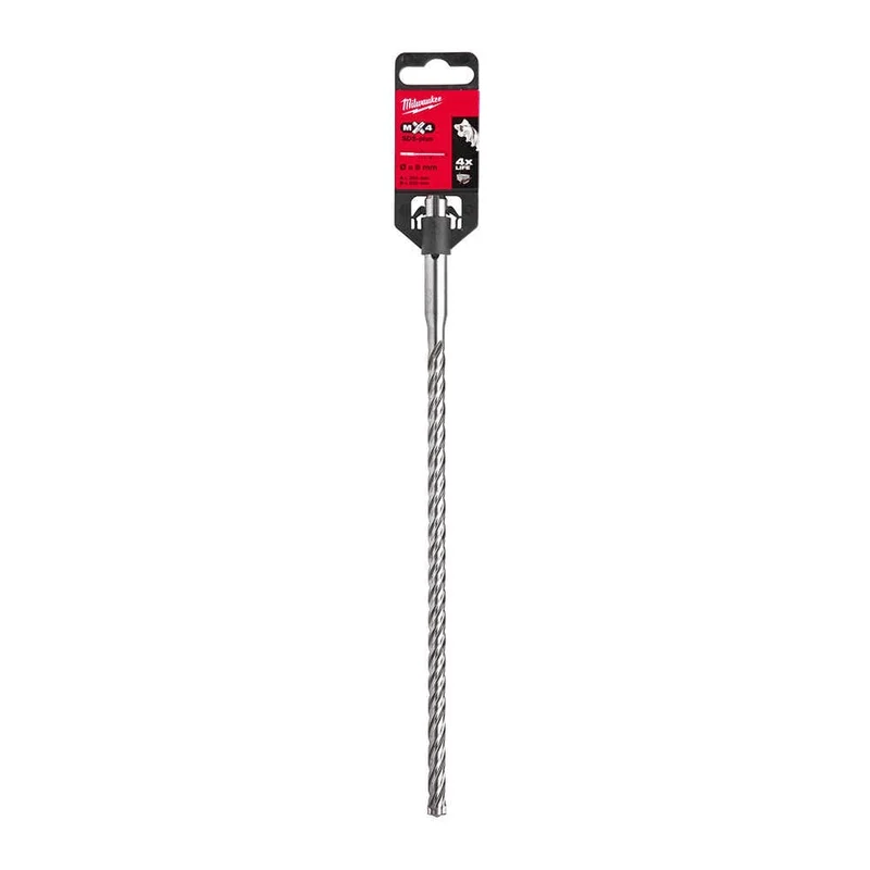 MILWAUKEE SDS-PLUS MX4 Elmaslı Matkap Ucu 8 x 265 mm