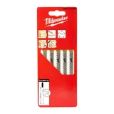 MILWAUKEE T101DP Dekupaj Bıçağı Düz Kesim 105 mm 5 Adet - Görsel 1