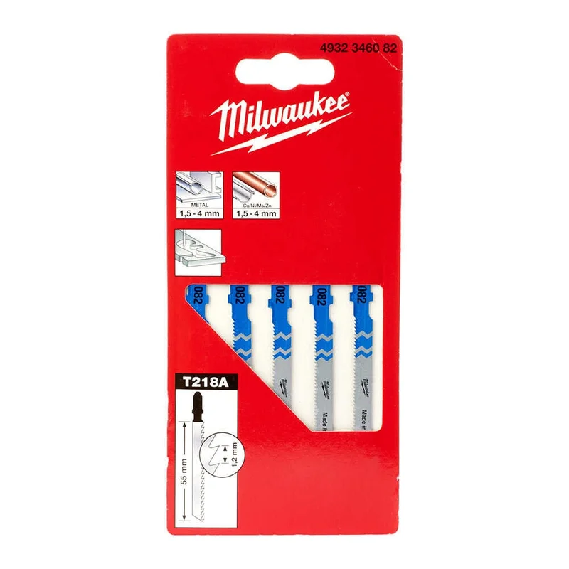 MILWAUKEE T218A Dekupaj Bıçağı Metal 55 mm 5 Adet