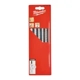 MILWAUKEE T744D Dekupaj Bıçağı Ağaç Hızlı Kesim 155 mm 5 Adet - Görsel 1