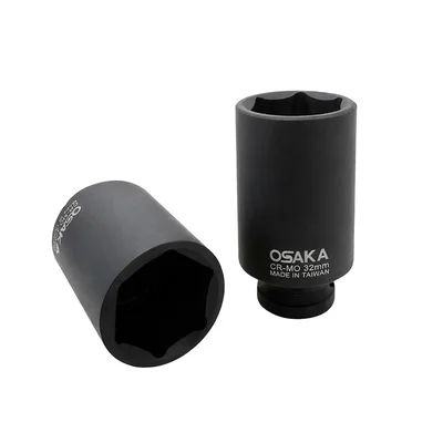 OSAKA 1/2 Altı Köşe Havalı Derin Lokma 32 mm