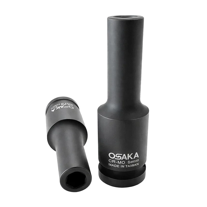 OSAKA 1/2 Altı Köşe Havalı Derin Lokma 8 mm