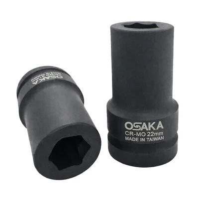 OSAKA 1'' Altı Köşe Havalı Derin Lokma 22 mm