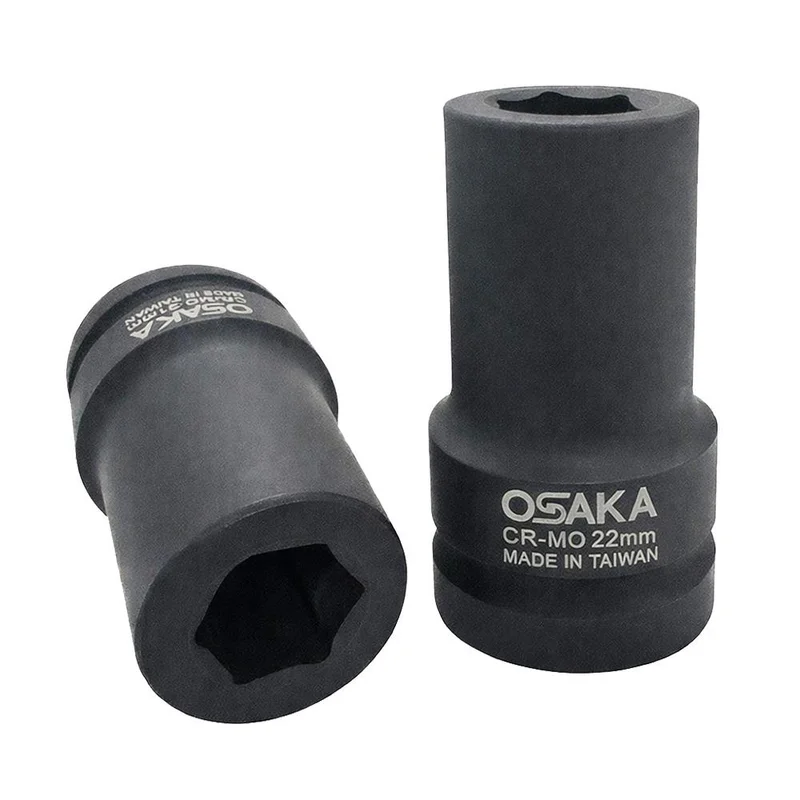 OSAKA 1'' Altı Köşe Havalı Derin Lokma 22 mm
