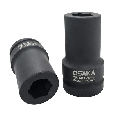 OSAKA 1'' Altı Köşe Havalı Derin Lokma 24 mm