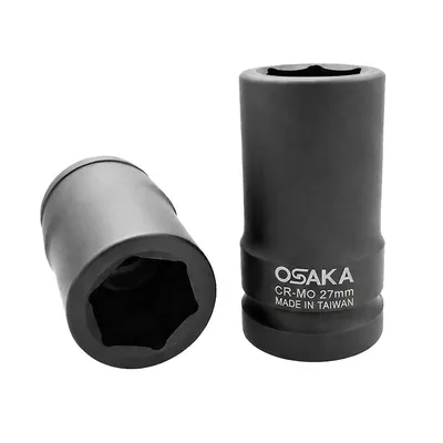OSAKA 1'' Altı Köşe Havalı Derin Lokma 27 mm