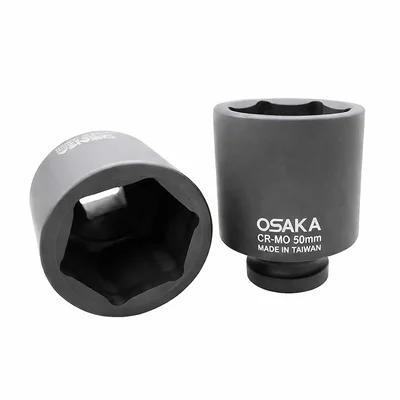 OSAKA 1'' Altı Köşe Havalı Derin Lokma 50 mm