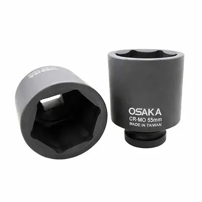 OSAKA 1'' Altı Köşe Havalı Derin Lokma 55 mm