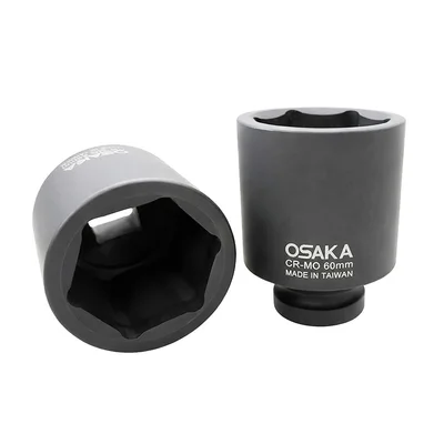 OSAKA 1'' Altı Köşe Havalı Derin Lokma 60 mm