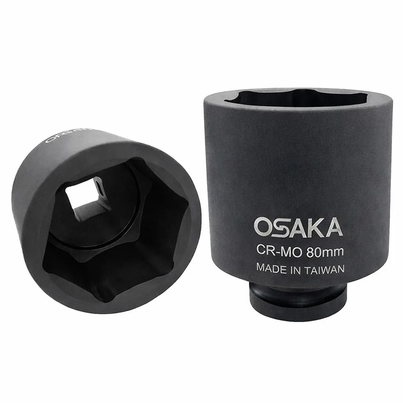 OSAKA 1'' Altı Köşe Havalı Derin Lokma 80 mm