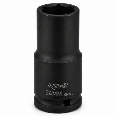 RICO 1/2 Altı Köşe Havalı Derin Lokma 24 mm