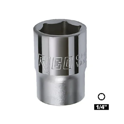 RICO 1/4 Altı Köşe Lokma 10 mm