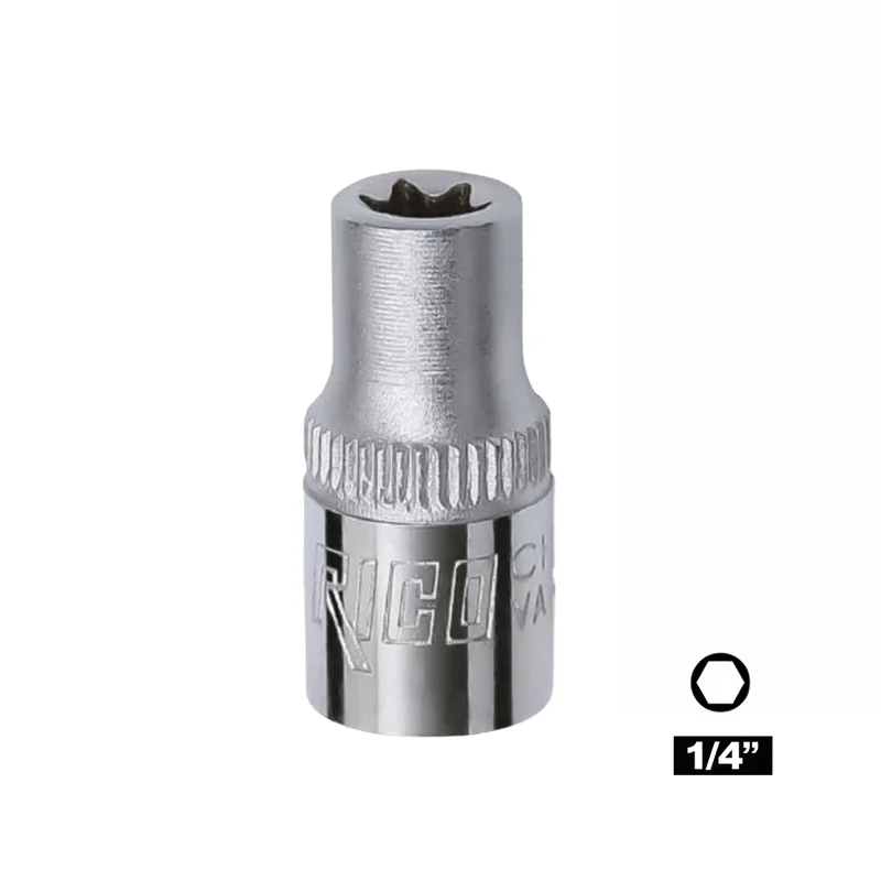RICO 1/4 E7 Torx Lokma