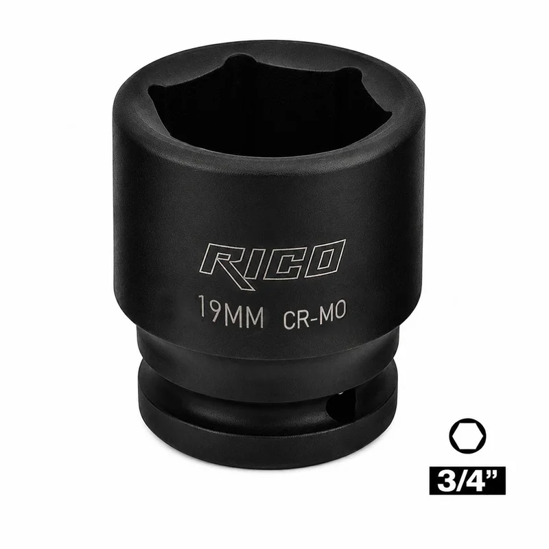 RICO 3/4 Altı Köşe Havalı Lokma 19 mm
