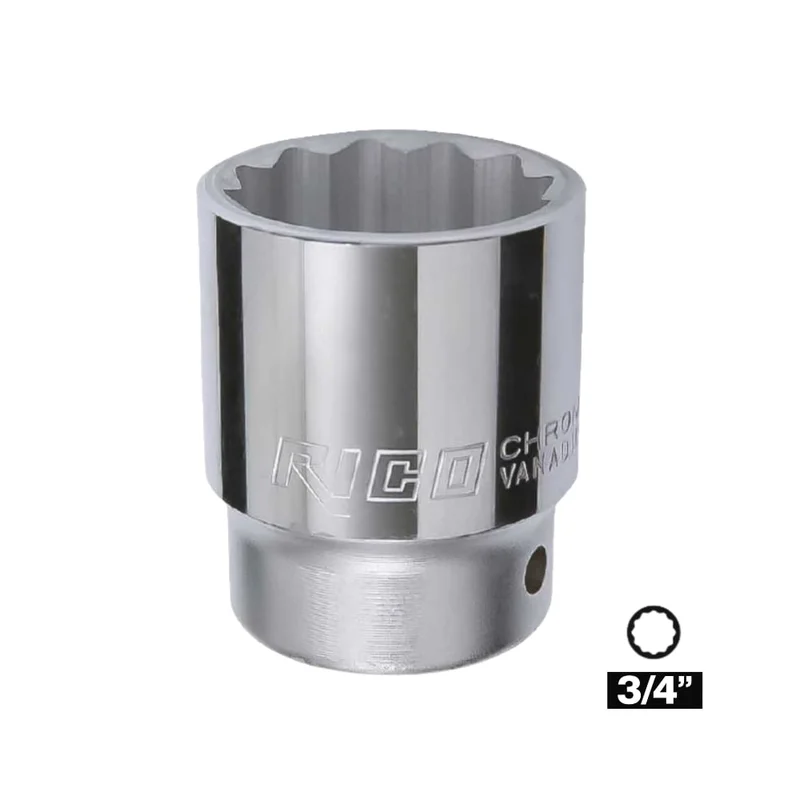 RICO 3/4 On İki Köşe Ağır Lokma 33 mm