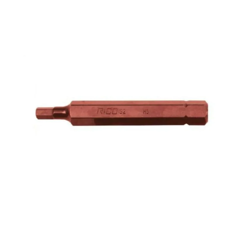 RICO H12 Bits Uç Mıknatıslı Kırmızı 75 x 10 mm