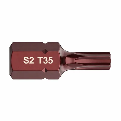 RICO T35 Torx Bits Uç Mıknatıslı Kırmızı 30 x 10 mm