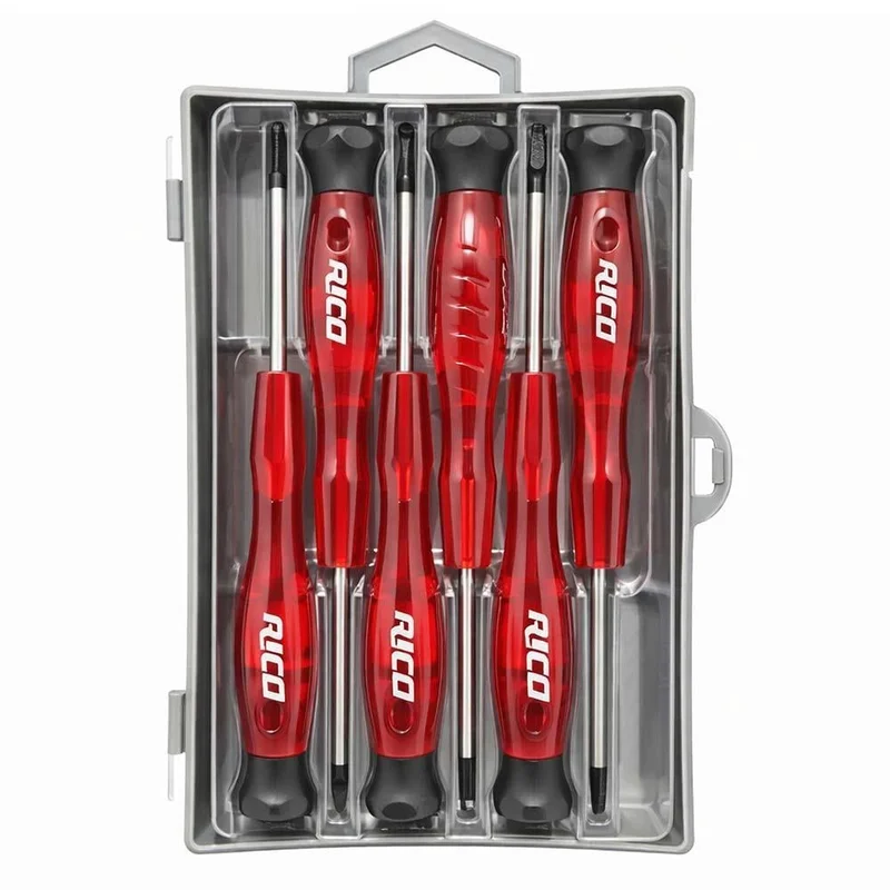 RICO Torx Uçlu Tornavida Takımı Saatci 50 mm 6 Parça