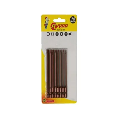 RICO Vidalama Torx Bits Uç Seti Uzun 150 mm 8 Parça