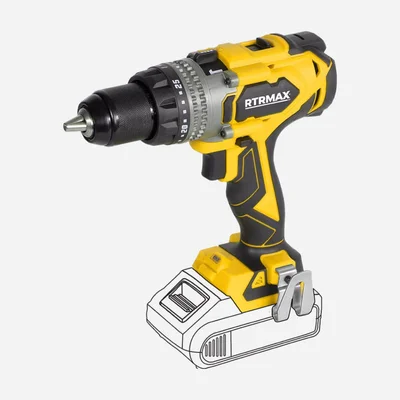 RTRMAX RTX3020B Şarjlı Darbeli Matkap X-Lion - (Aküsüz)
