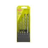 RYOBI RAK05MD Beton Matkap Ucu Seti 4 - 5 - 6 - 8 - 10 mm 5 Parça - Görsel 1