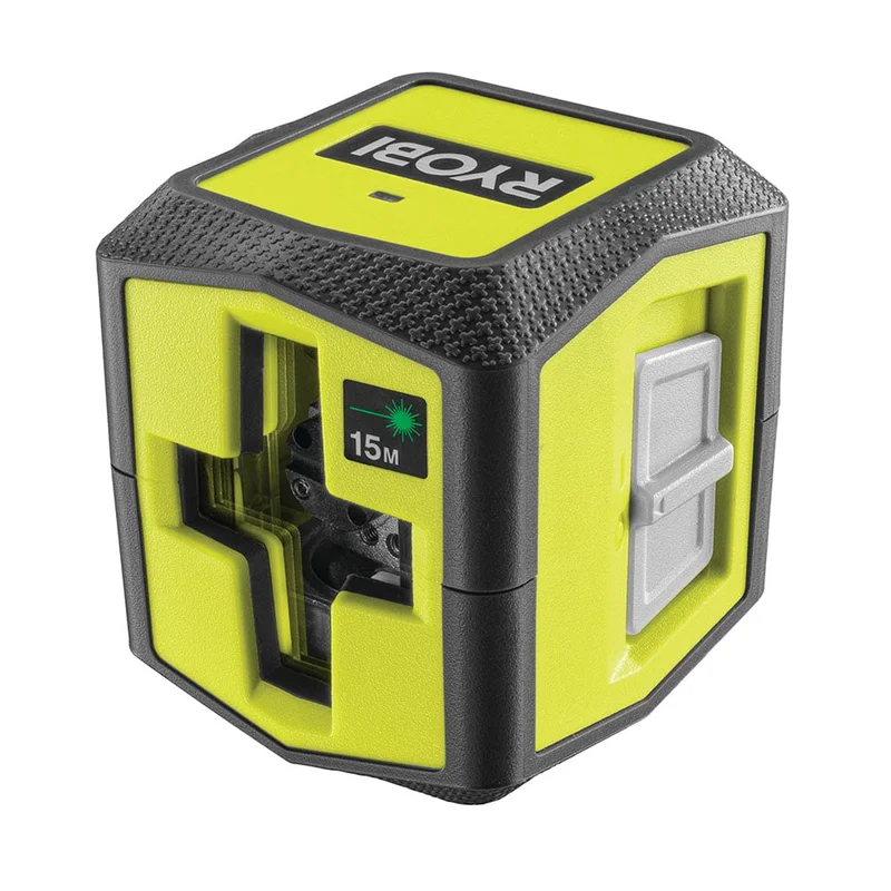 RYOBI RBCLLG1 Çapraz Lazer Metre Profesyonel Lazer Şakül 15 Metre Yeşil
