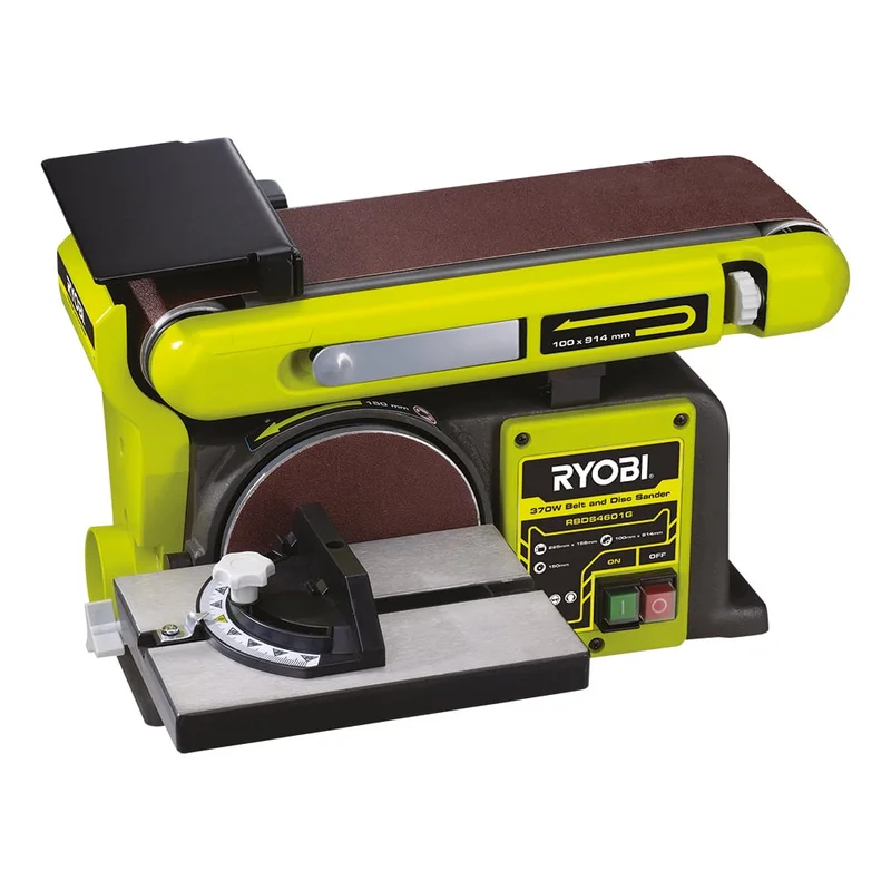 RYOBI RBDS4601G 375W Elektrikli Bant ve Disk Zımpara