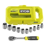 RYOBI RHRS10PC 1/4 Cırcırlı Lokma Seti 10 Parça - Görsel 1