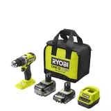 RYOBI RPD18C-242S Akülü Darbeli Matkap Kömürsüz One+ 18V Li-Ion 4 Ah + 2.0 Ah - Görsel 1