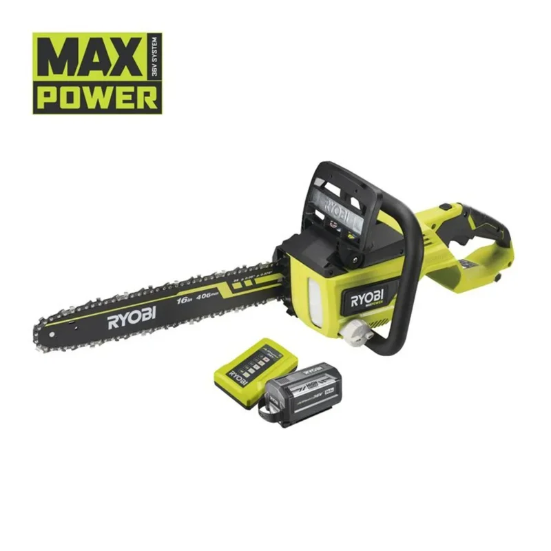 RYOBI RY36CSX40B-160 Akülü Ağaç Kesme Motoru Kömürsüz 36V 6 Ah 40 cm Pala