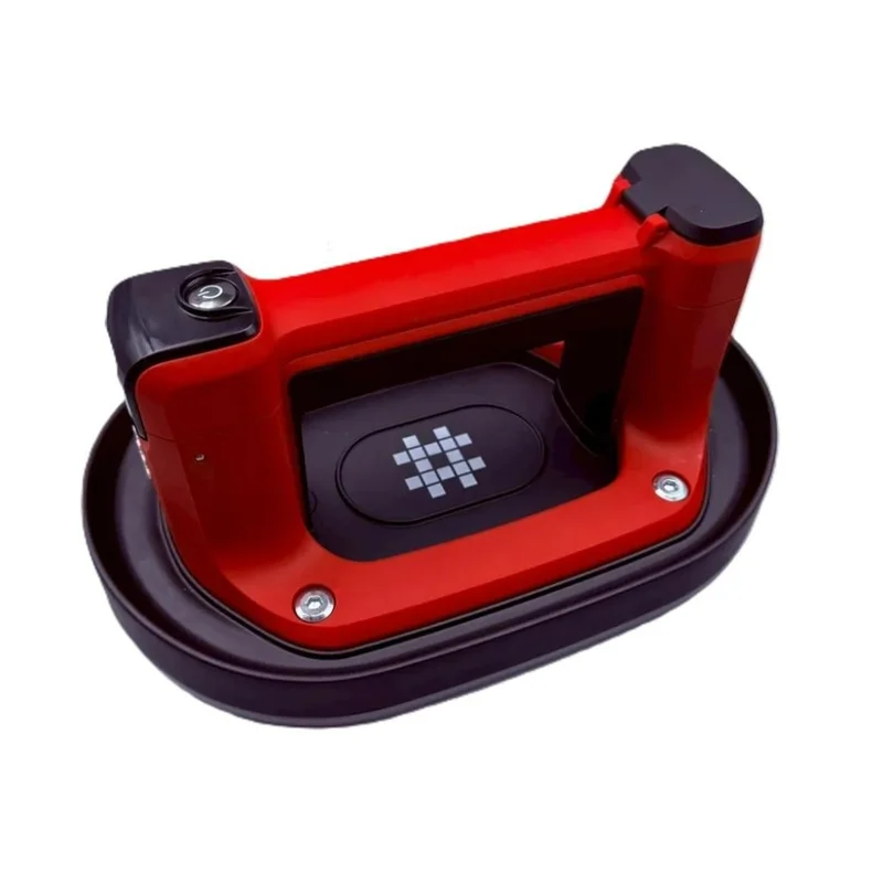 Shijing Tools 6108 Şarjlı Hava Pompalı Dijital Vantuz - Cam Granit Seramik Ayna Taşıma Vantuzu