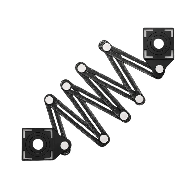 Shijing Tools Akıllı Katlanır Gönye 8 Kat Çok Açılı Ölçüm Cetveli