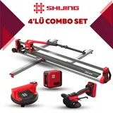 SHIJING TOOLS Manuel Kesici Dijital Vantuz Fayans Vibratörü ve Lazer Metre 4'lü Pro Set - Görsel 1