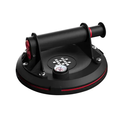 Shijing Tools P611 Hava Pompalı Basınç Ölçerli Vantuz - Cam Granit Seramik Ayna Taşıma Vantuzu