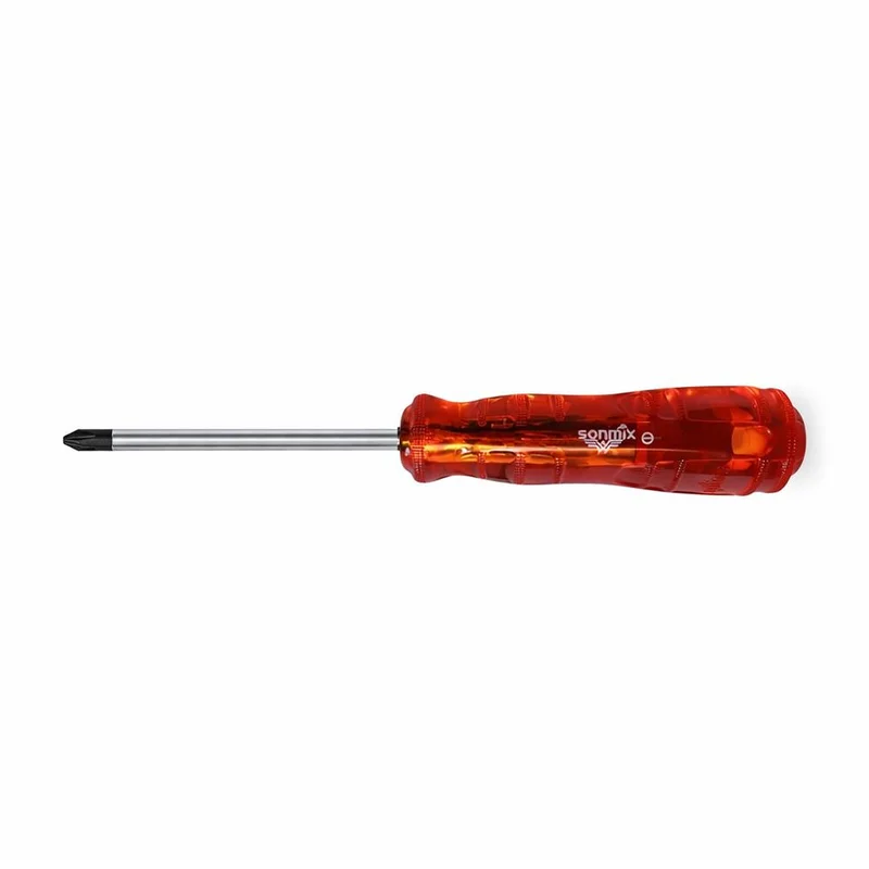 SONMIX Yıldız Uçlu Tornavida Şeffaf PH2 6 x 150 mm