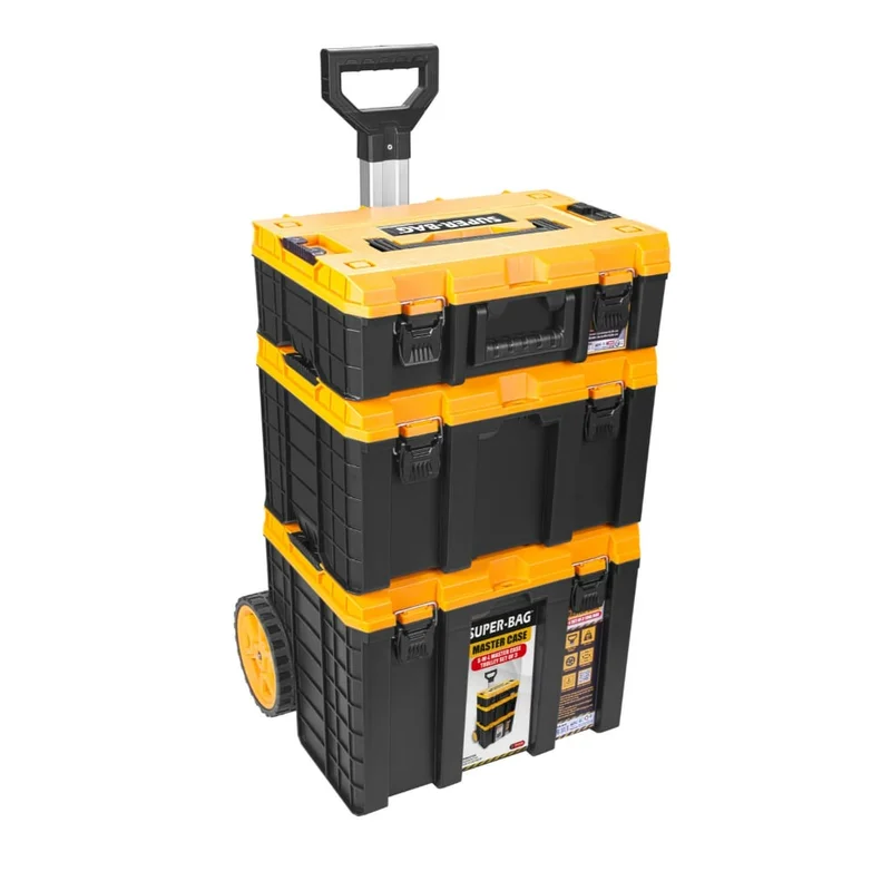Süper Bag ASR-6030 Master Case Tekerlekli Set S-M-L Takım Çantası 3'lü