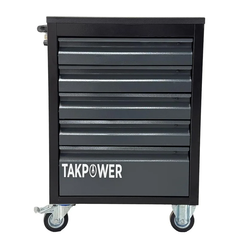 TAKPOWER 172 Parça Dolu Takım Arabası 5 Çekmeceli İzeltaş El Aletleri - Antrasit